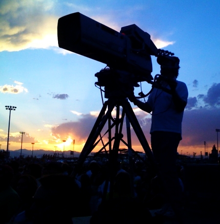 Camera 1 at the Mile High Music Festival HD shoot